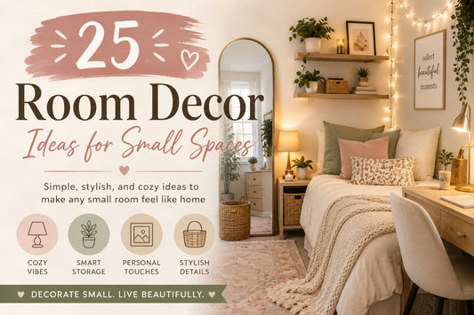 25 Room Decor Ideas to Make Any Small Space Feel Cozy
