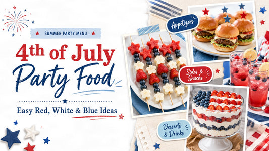 4th of July Party Food: Easy Red, White, and Blue Ideas for a Festive Summer Celebration
