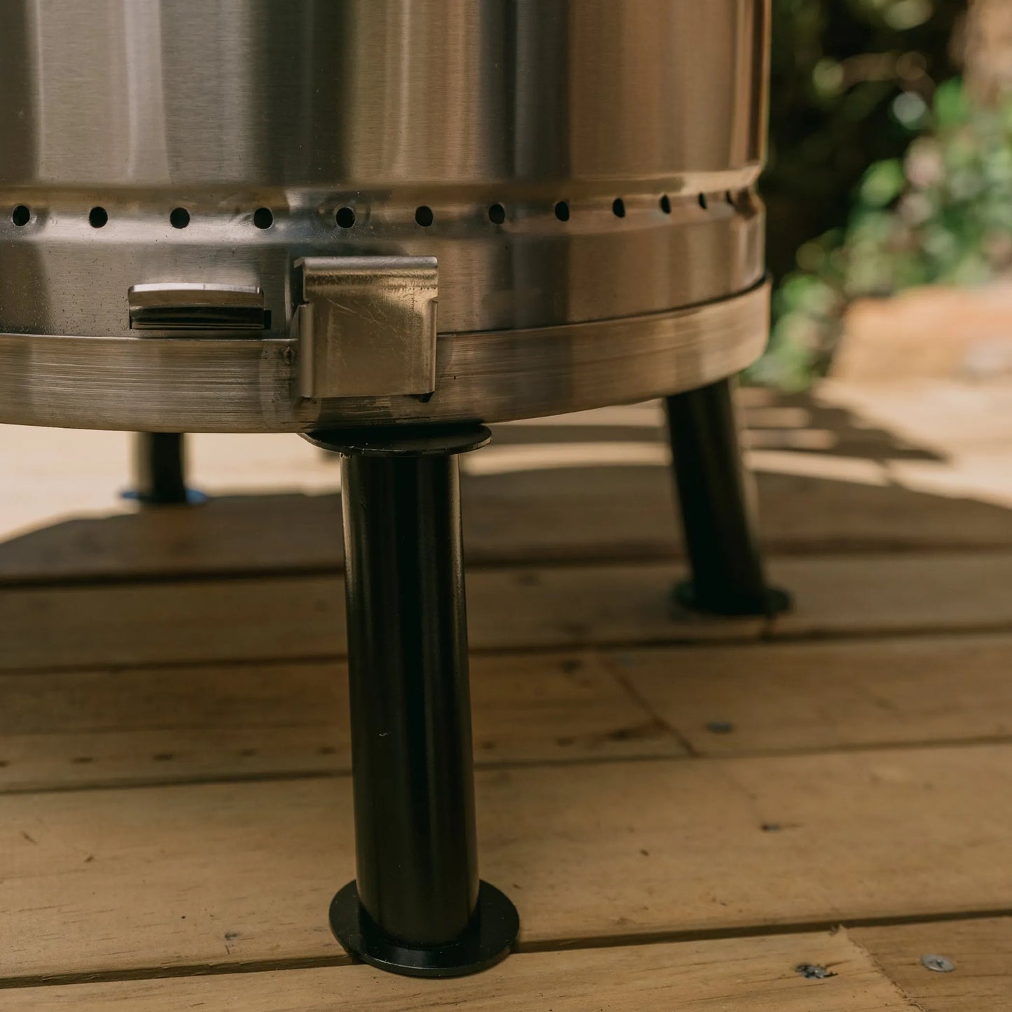 29" X 18" Silver Stainless Steel Portable Barrel Smoker Grill Combo